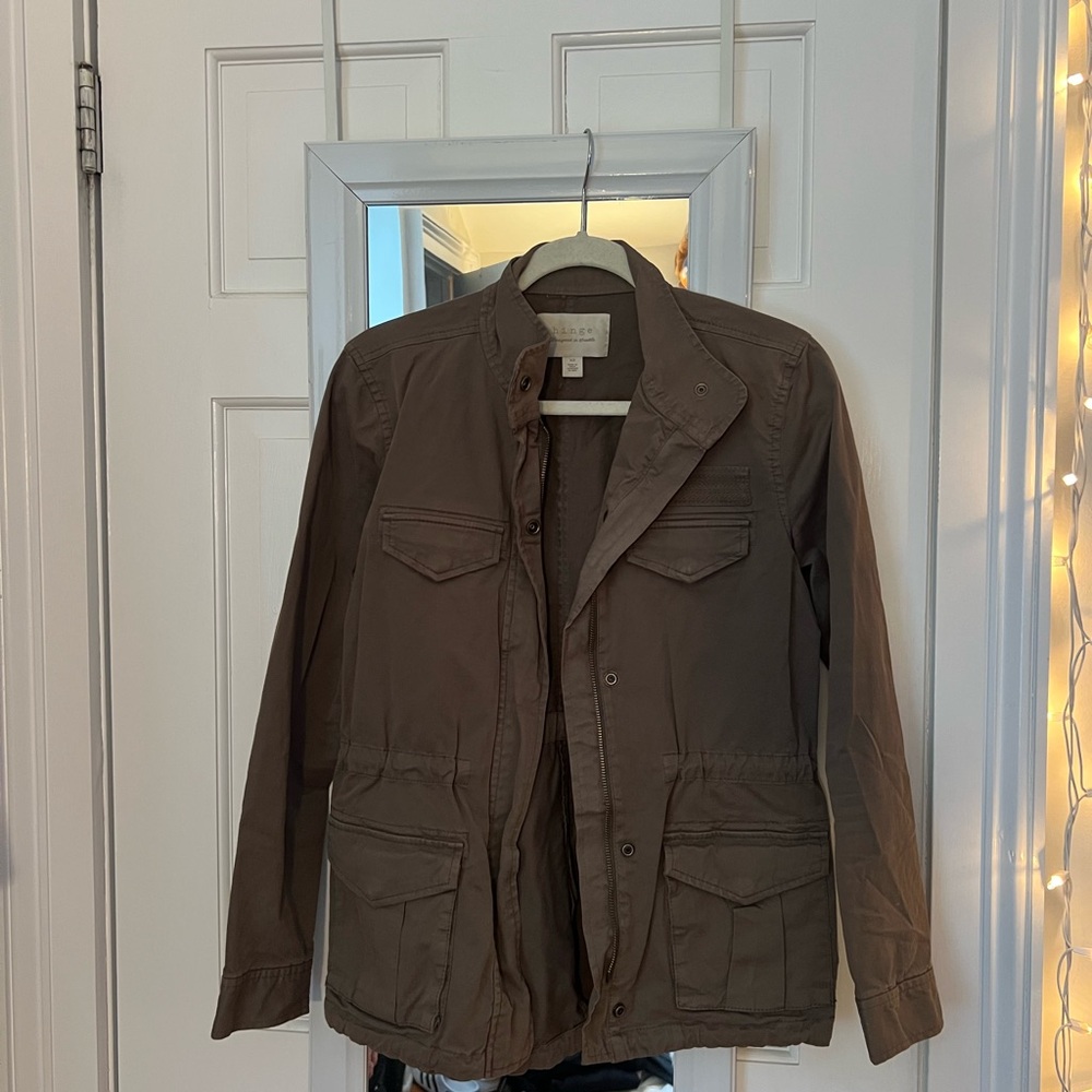 Nordstrom Hinge Dark Green Utility Jacket